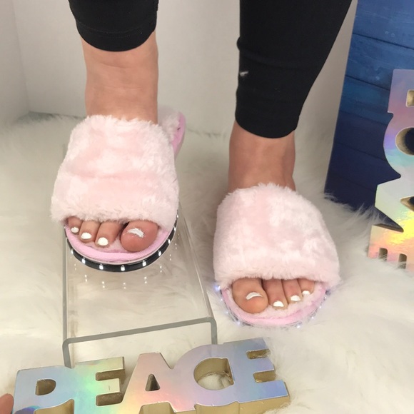 Fur Slippers With Lights - Picture 7 of 8